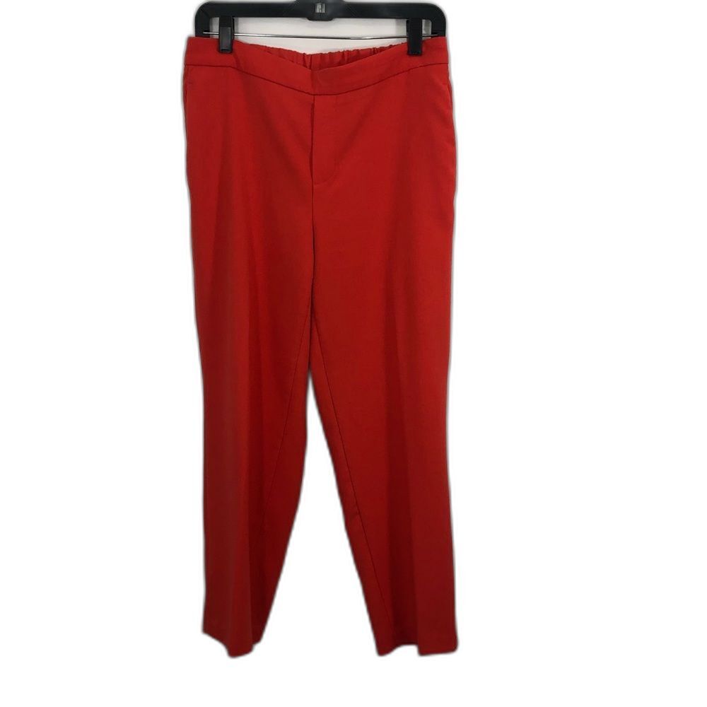 Old Navy Coral Cropped Skimmer Dress Pants Size 8 Casual Office